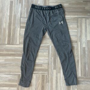 Men's gray Running tights 26-34”